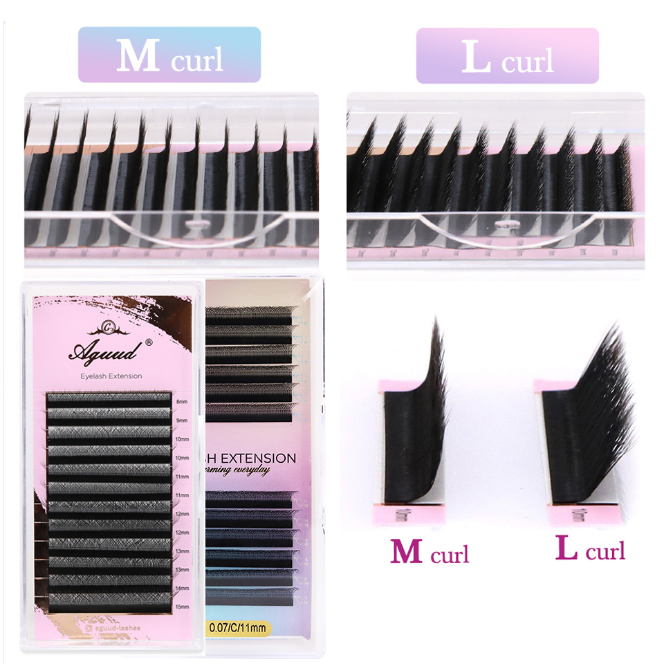 Red Clover Flower - AGUUD L M W Shape Lashes
