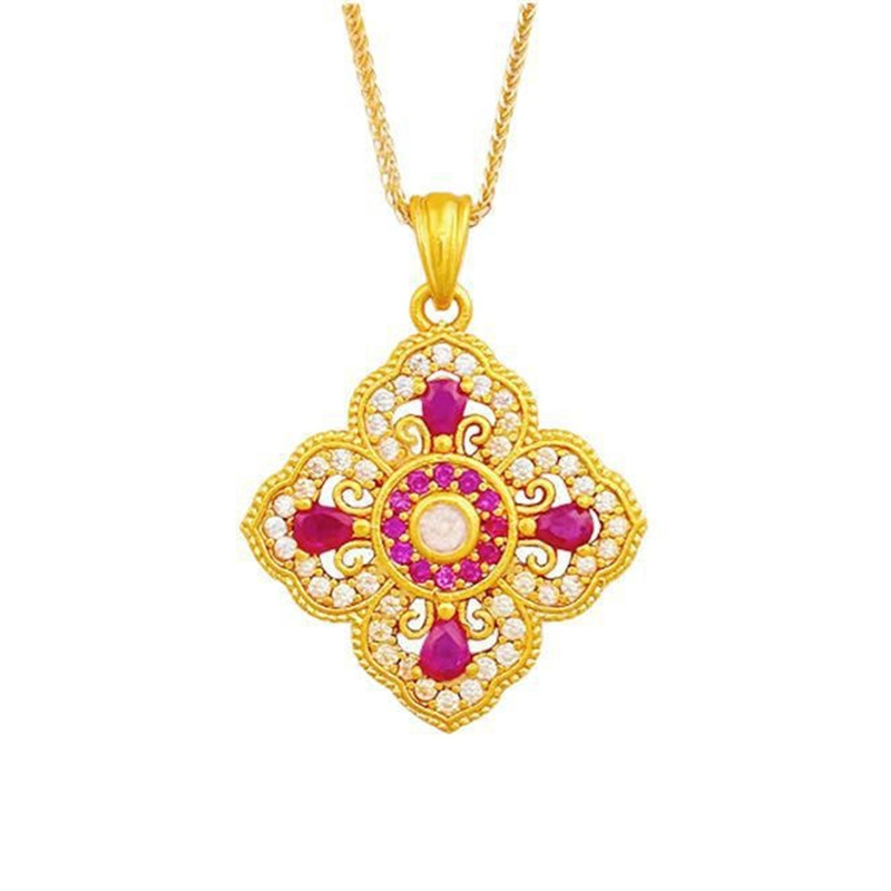 Vintage Luxury Hollow 4 Leaves - огляд і ціна Red Clover Flower