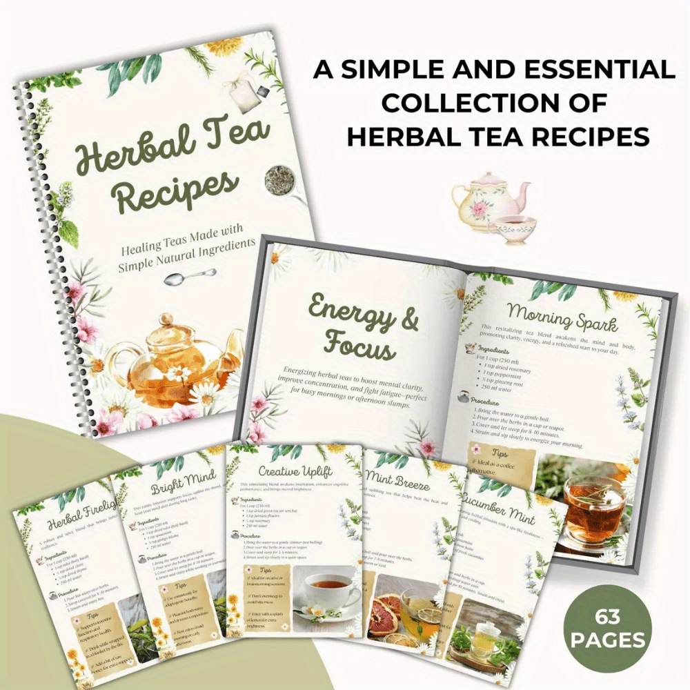 Herbal Tea Recipes Book – Natu - огляд і ціна Herbal Wellness Recipes