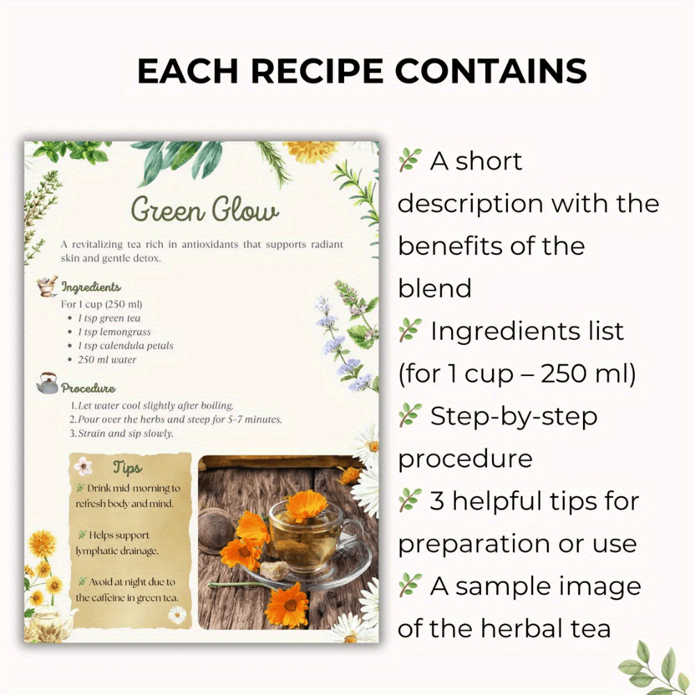 Herbal Tea Recipes Book – Natu - огляд і ціна Herbal Wellness Recipes