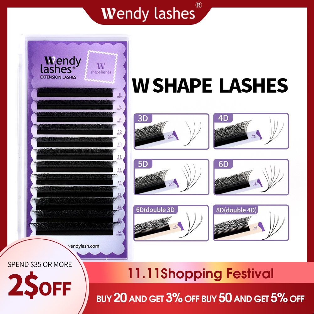 Wendy Lashes W Shape Bloom 3D/ - огляд і ціна Red Clover Flower