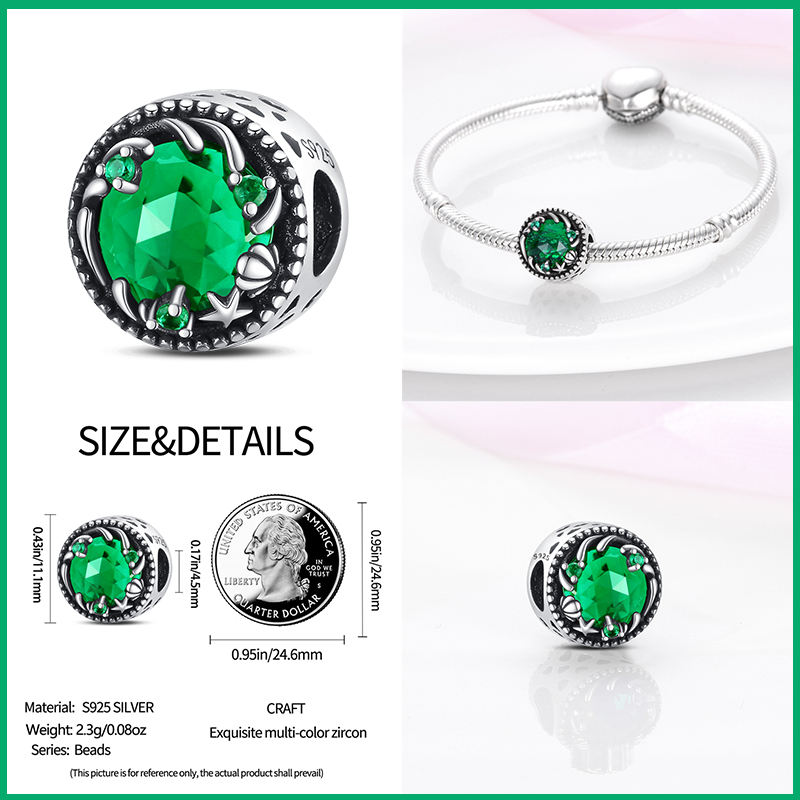 925 Sterling Silver Tree of Li - огляд і ціна Red Clover Flower