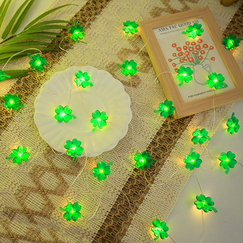 1m St. Patrick's Day LED Light - огляд і ціна Red Clover Flower