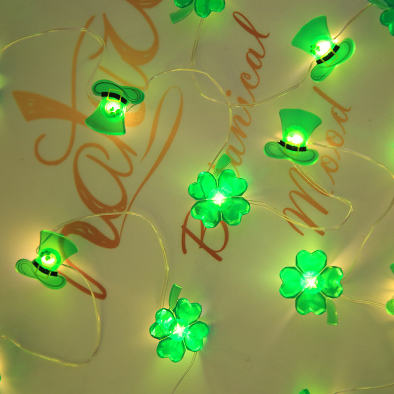 1m St. Patrick's Day LED Light - огляд і ціна Red Clover Flower
