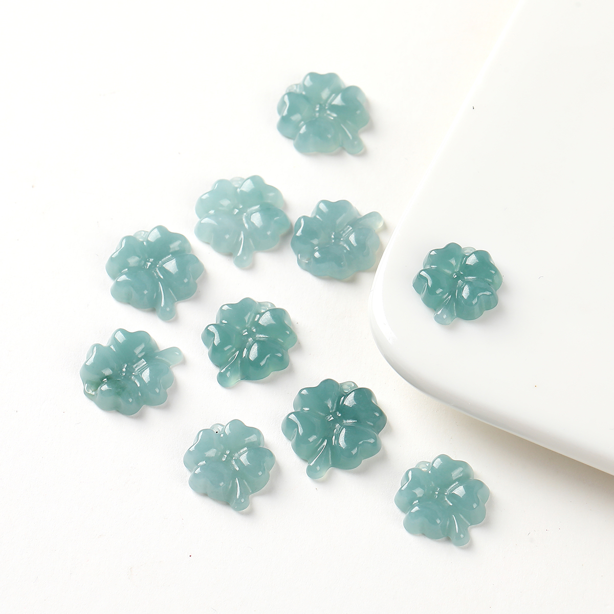 1 Pc Natural Stone Guatemala J - огляд і ціна Red Clover Flower