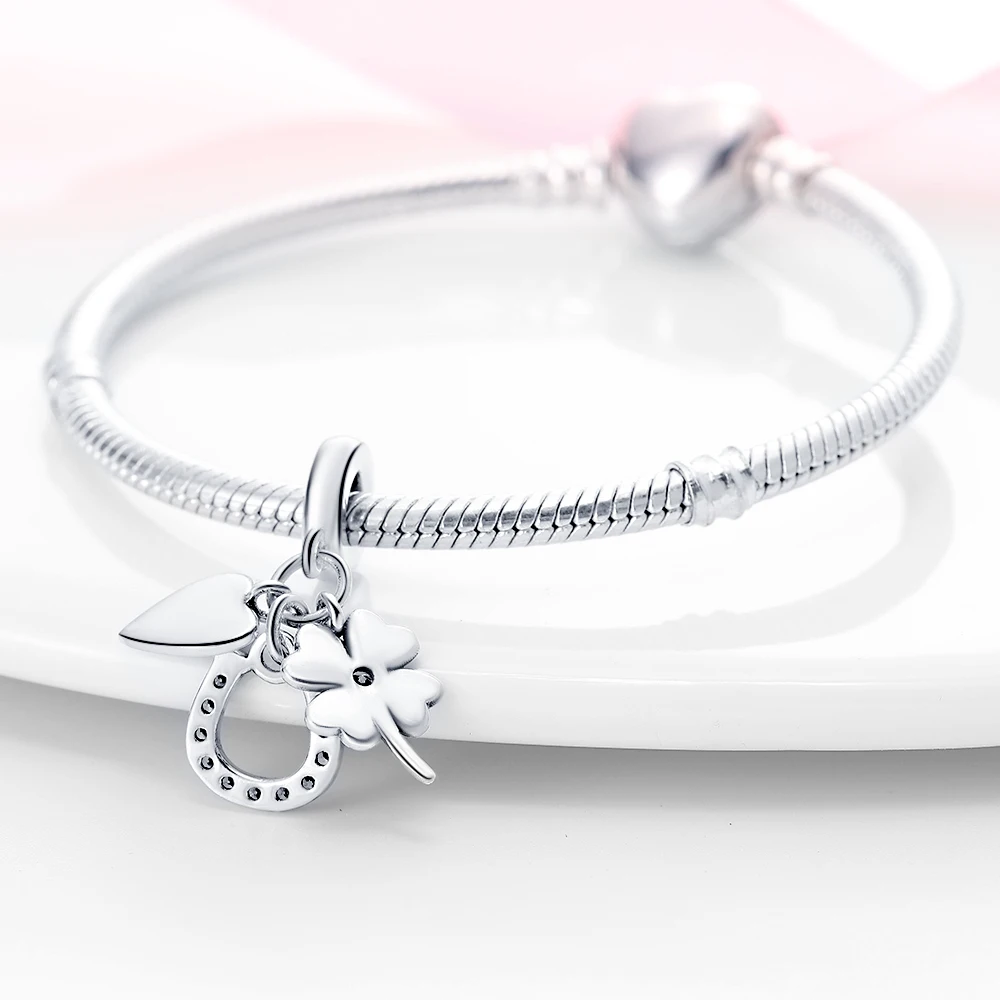 925 sterling silver green hors - огляд і ціна Red Clover Flower
