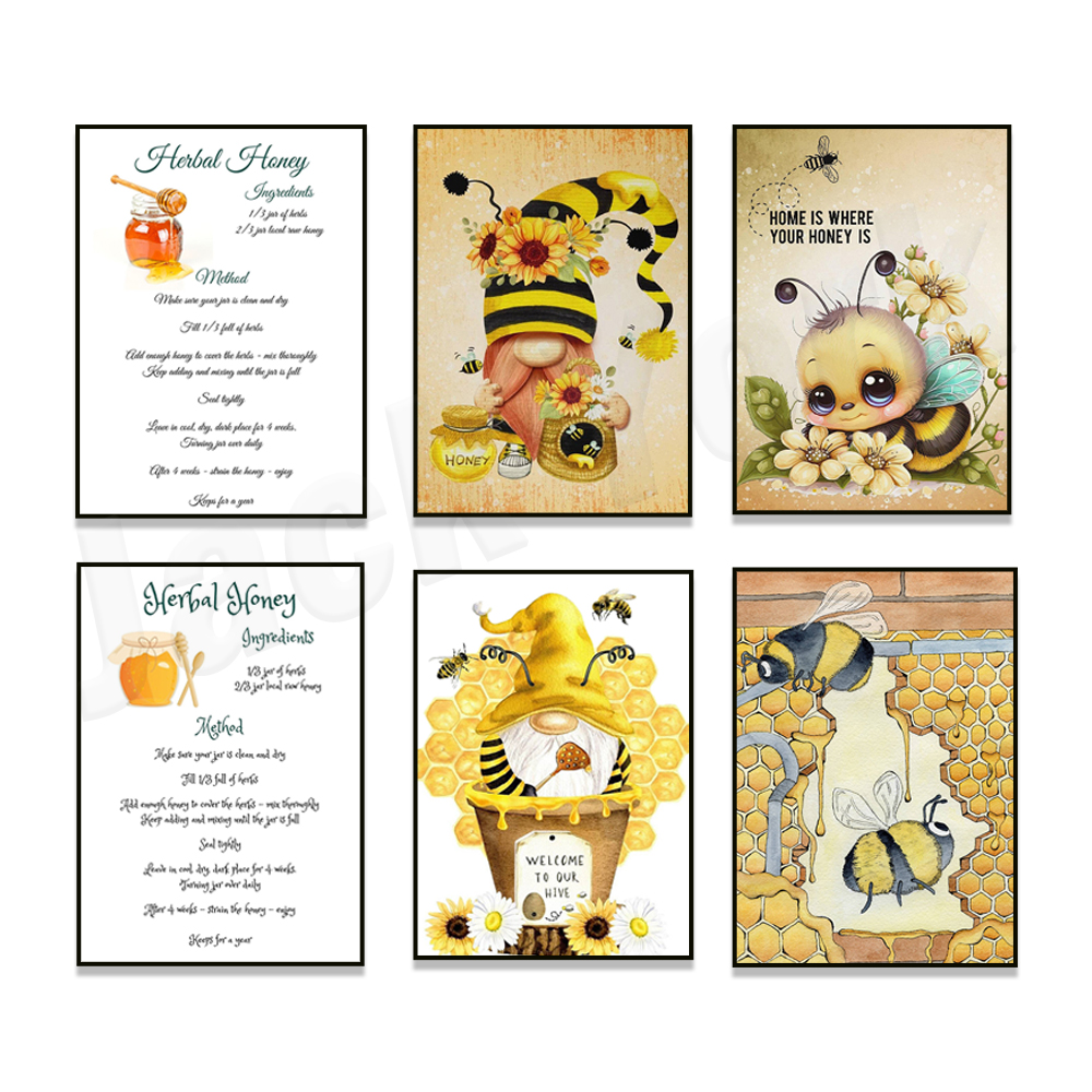 Herbal honey recipe poster, be - огляд і ціна Herbal Wellness Recipes