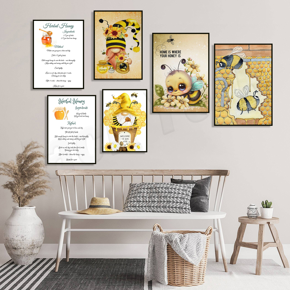 Herbal honey recipe poster, be - огляд і ціна Herbal Wellness Recipes