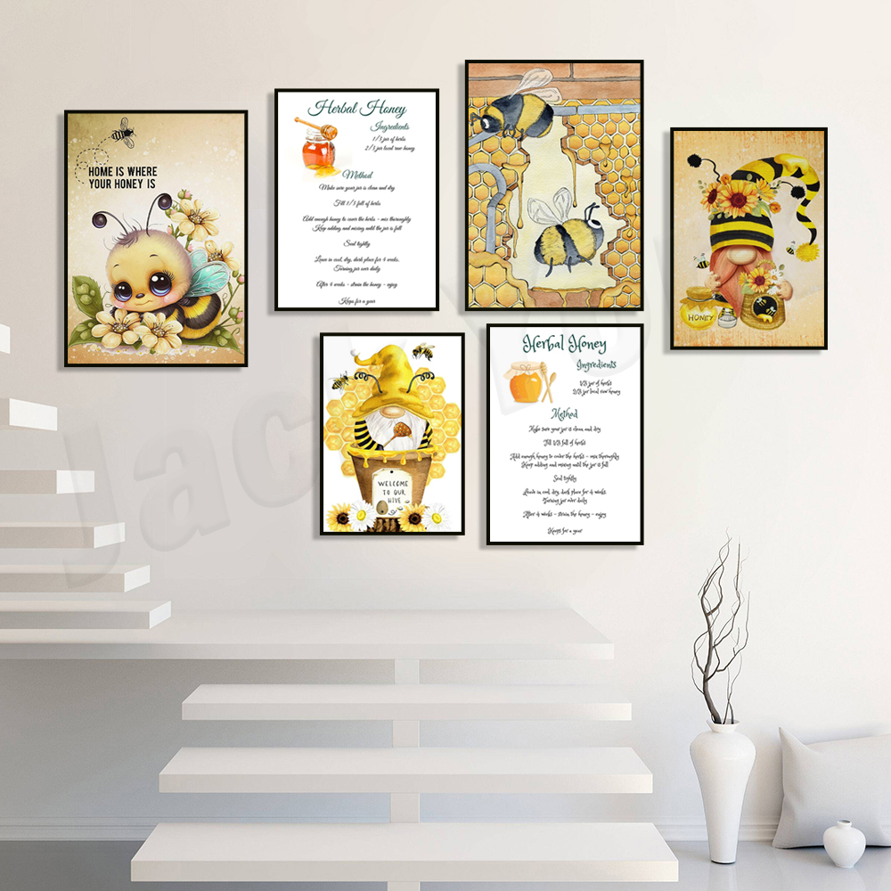 Herbal honey recipe poster, be - огляд і ціна Herbal Wellness Recipes