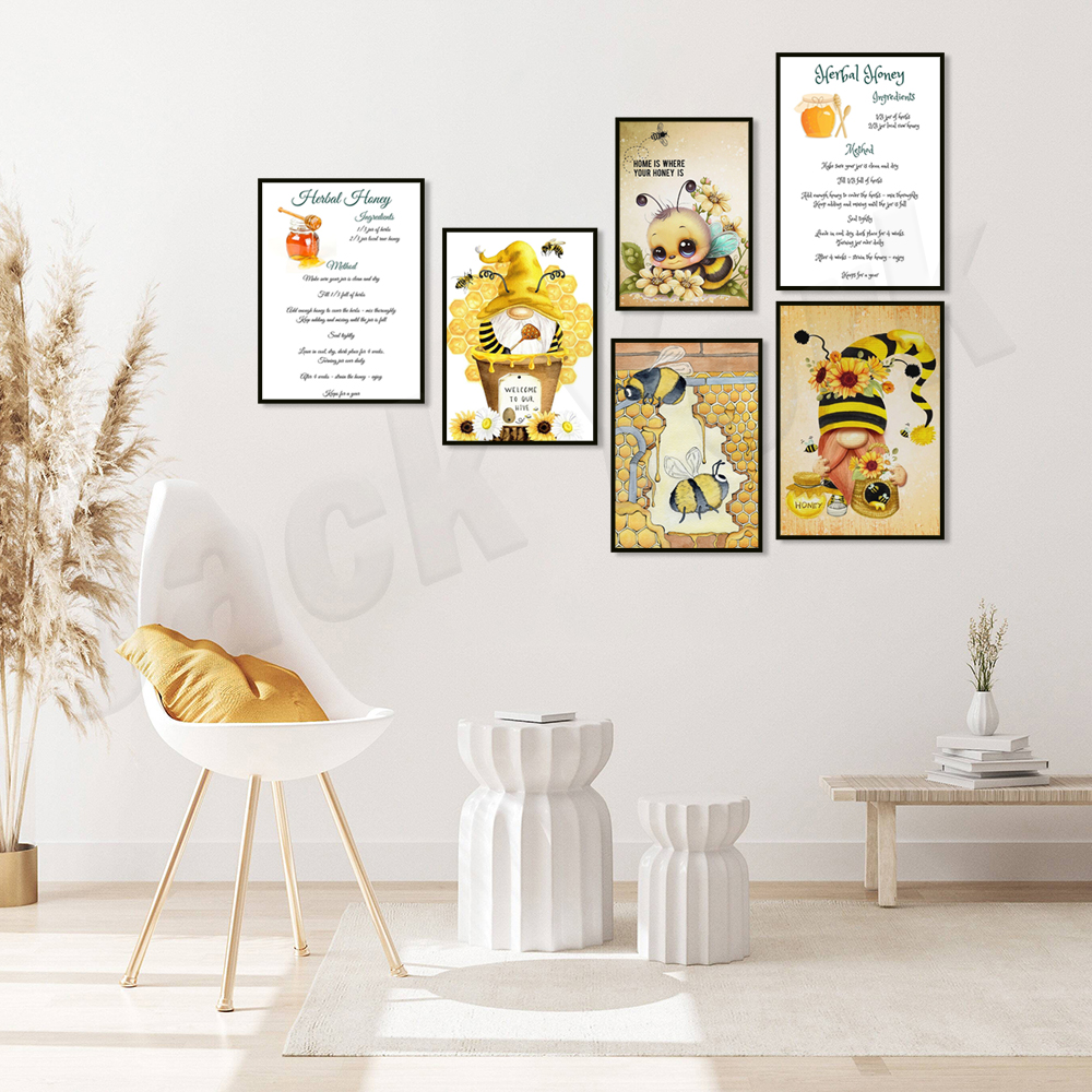 Herbal honey recipe poster, be - огляд і ціна Herbal Wellness Recipes