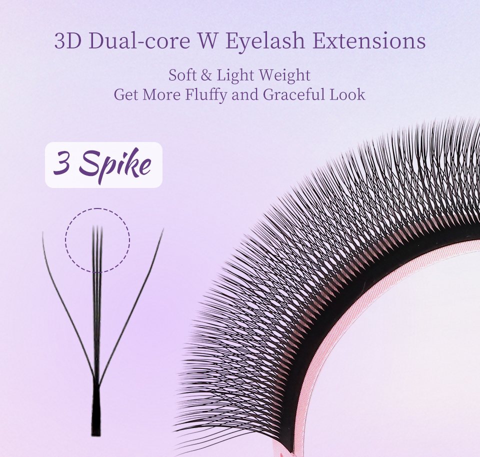 AGUUD Brown 4D W Shaped Eyelas - огляд і ціна Red Clover Flower
