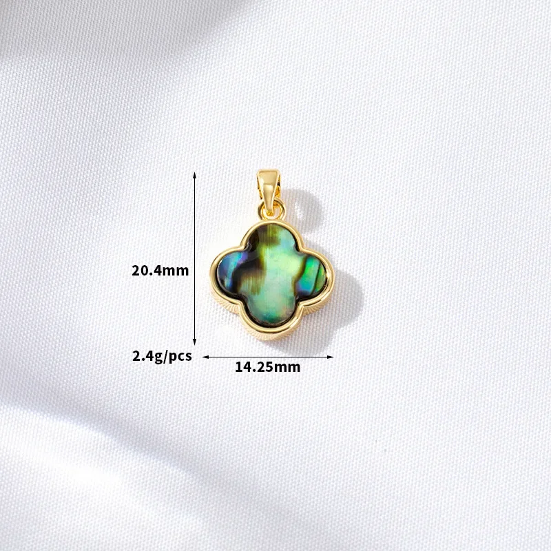5pcs/lot Anti-rust Gold Plated - огляд і ціна Red Clover Flower